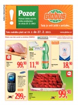 Globus Nae noviny od 19.2.2013, strana 1 